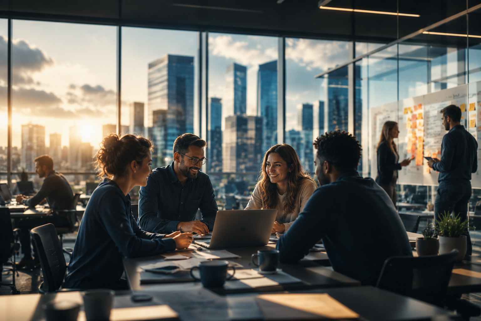 L'équipe Elevon au travail
